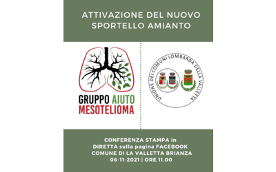 Immagine: attivazione sportello amianto UV GAM