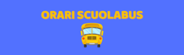 Servizio di trasporto scolastico - Orari scuolabus scuola infanzia