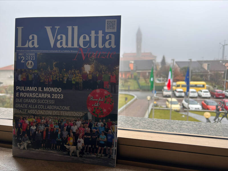 In consegna il periodico "La Valletta Notizie" di Dicembre 2023